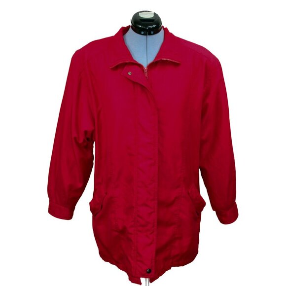 VTG Forecaster of Boston Womens XS Red Winter Coat Jacket Insulated Softshell - Picture 1 of 4